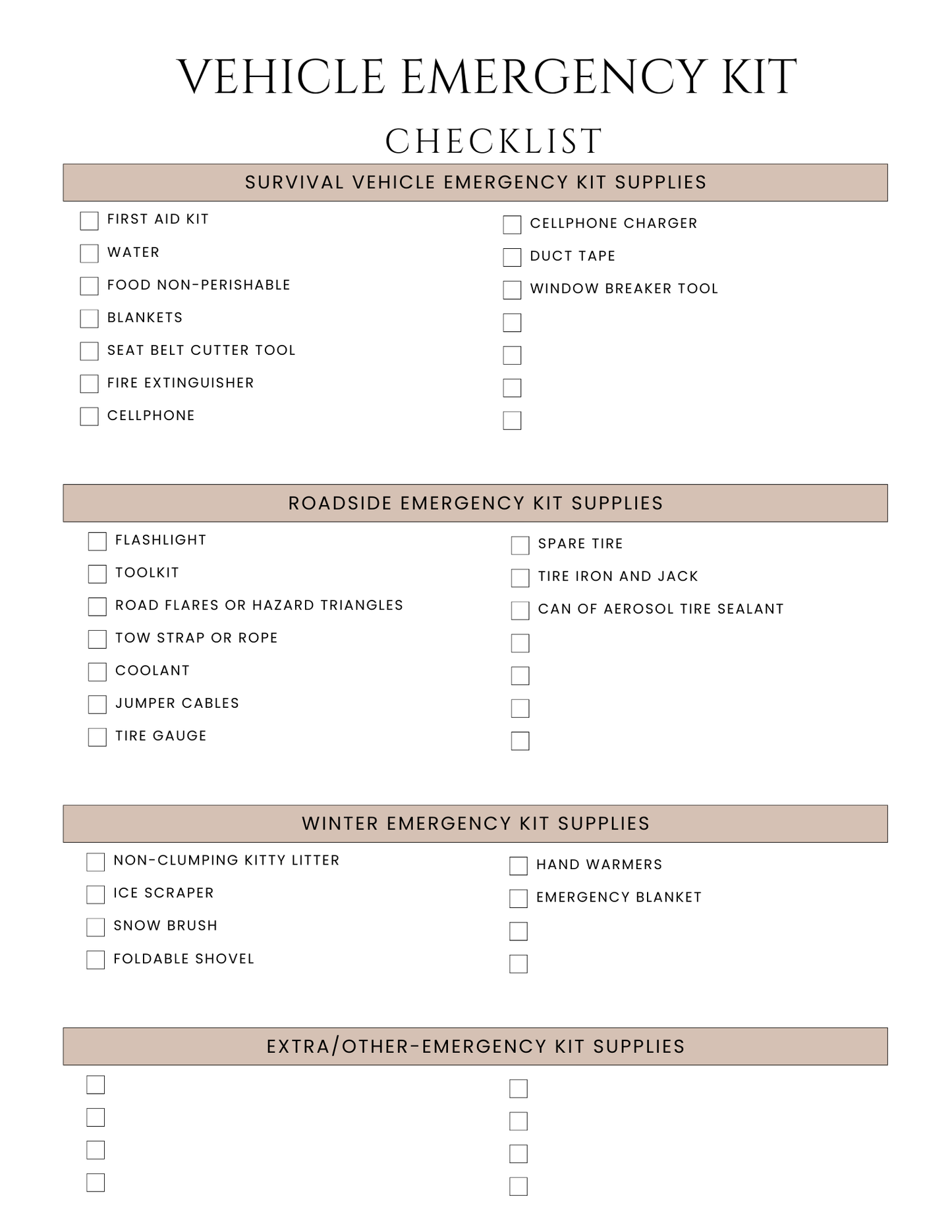 Peace of Mind Planner