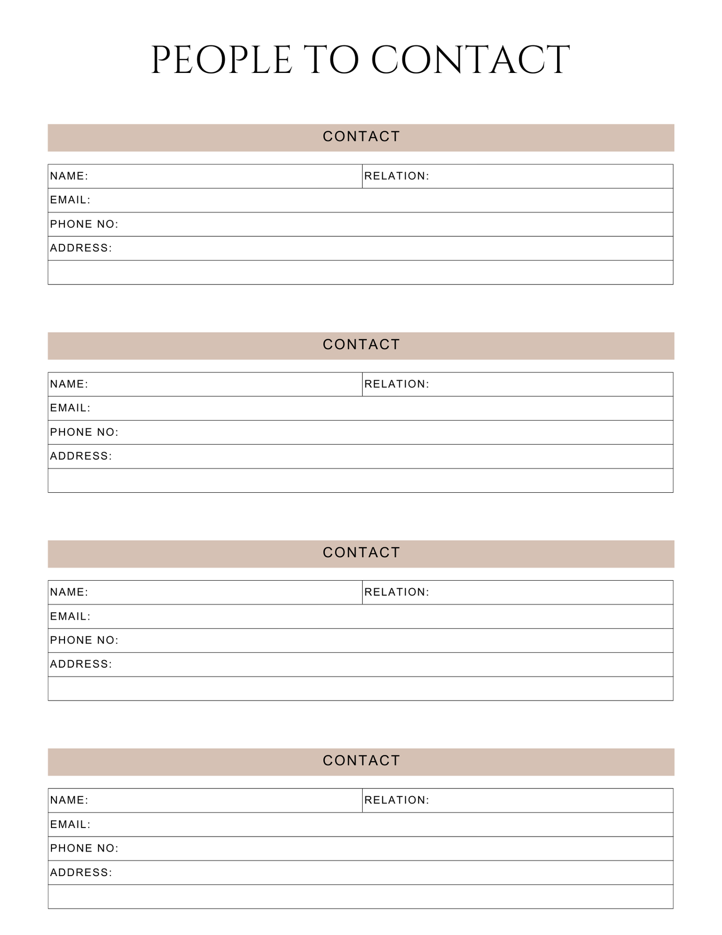 Peace of Mind Planner