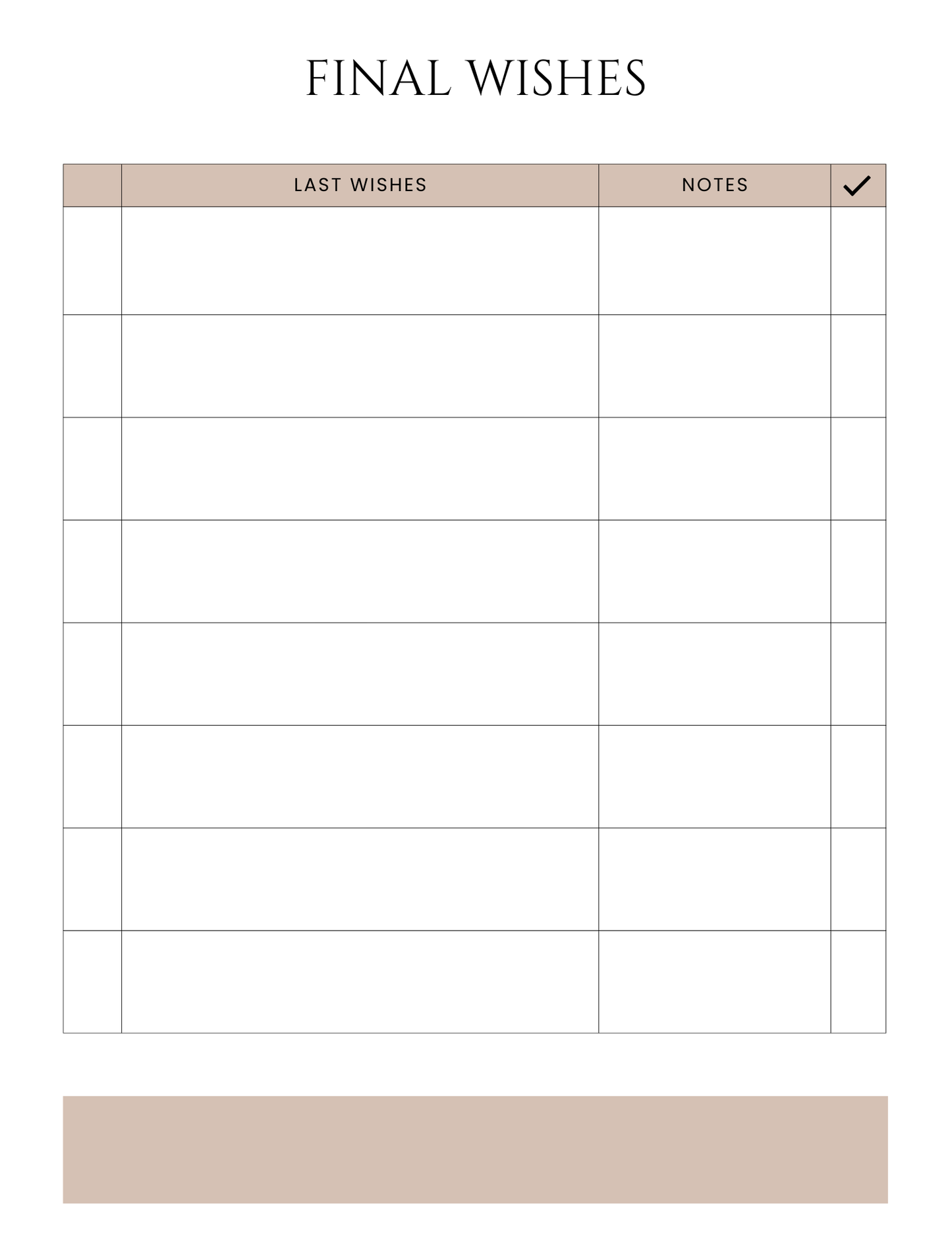 Peace of Mind Planner