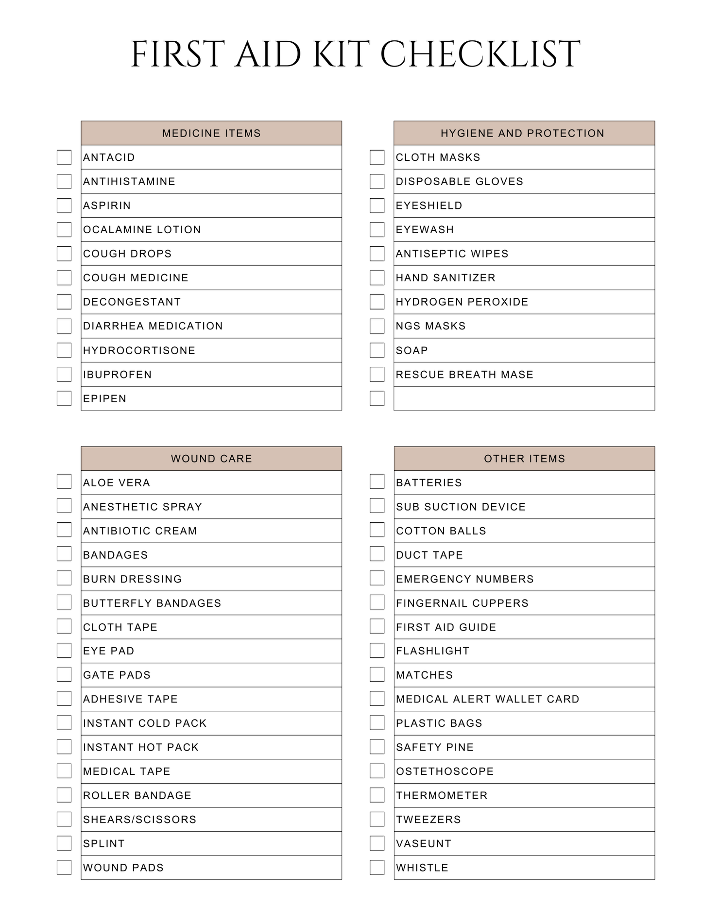 Peace of Mind Planner