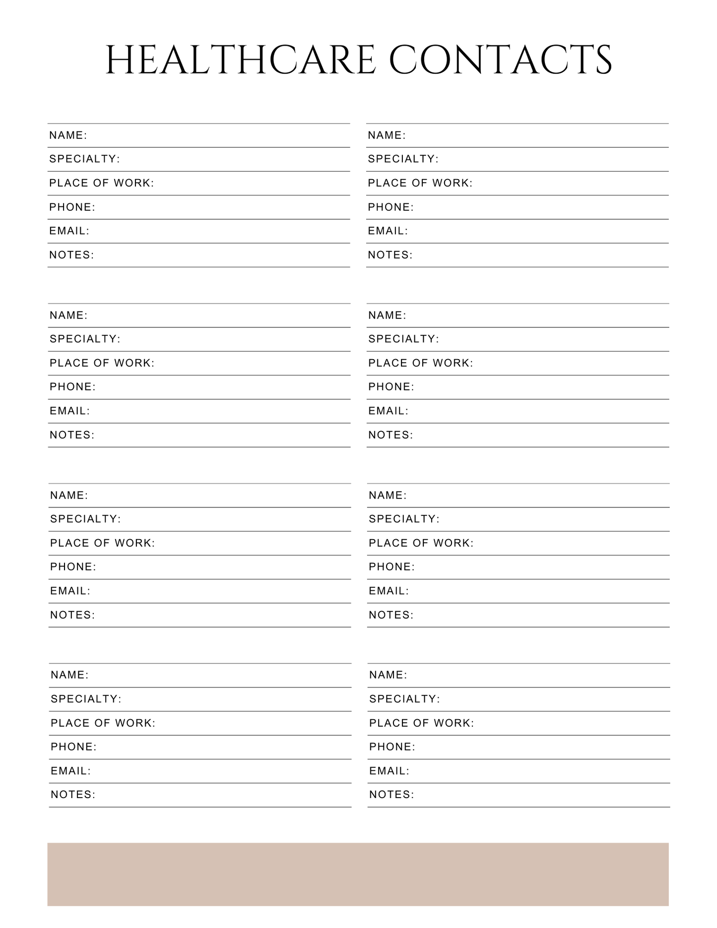 Peace of Mind Planner