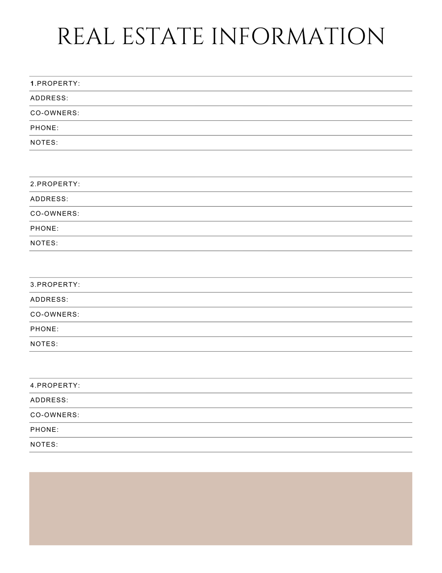 Peace of Mind Planner