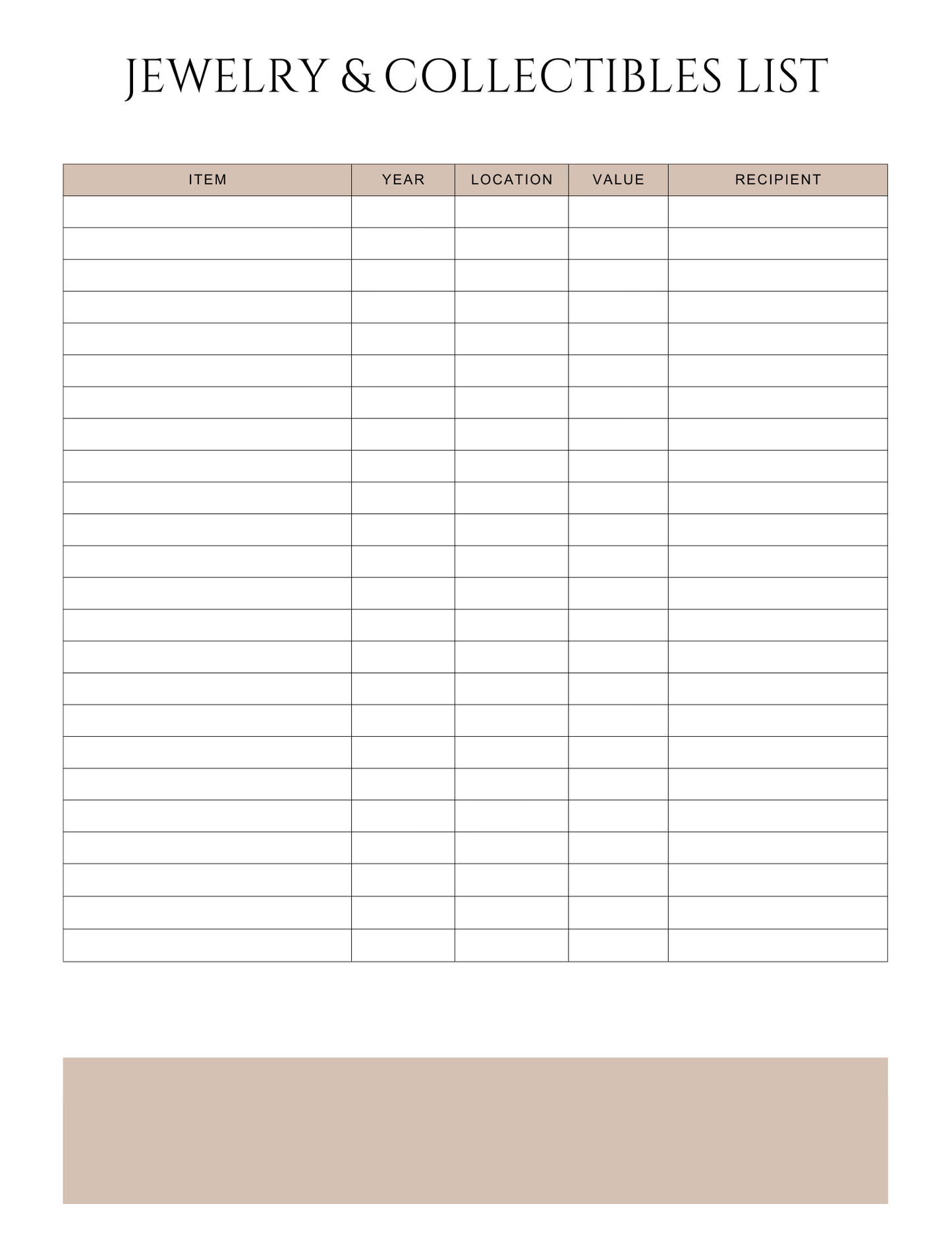 Peace of Mind Planner
