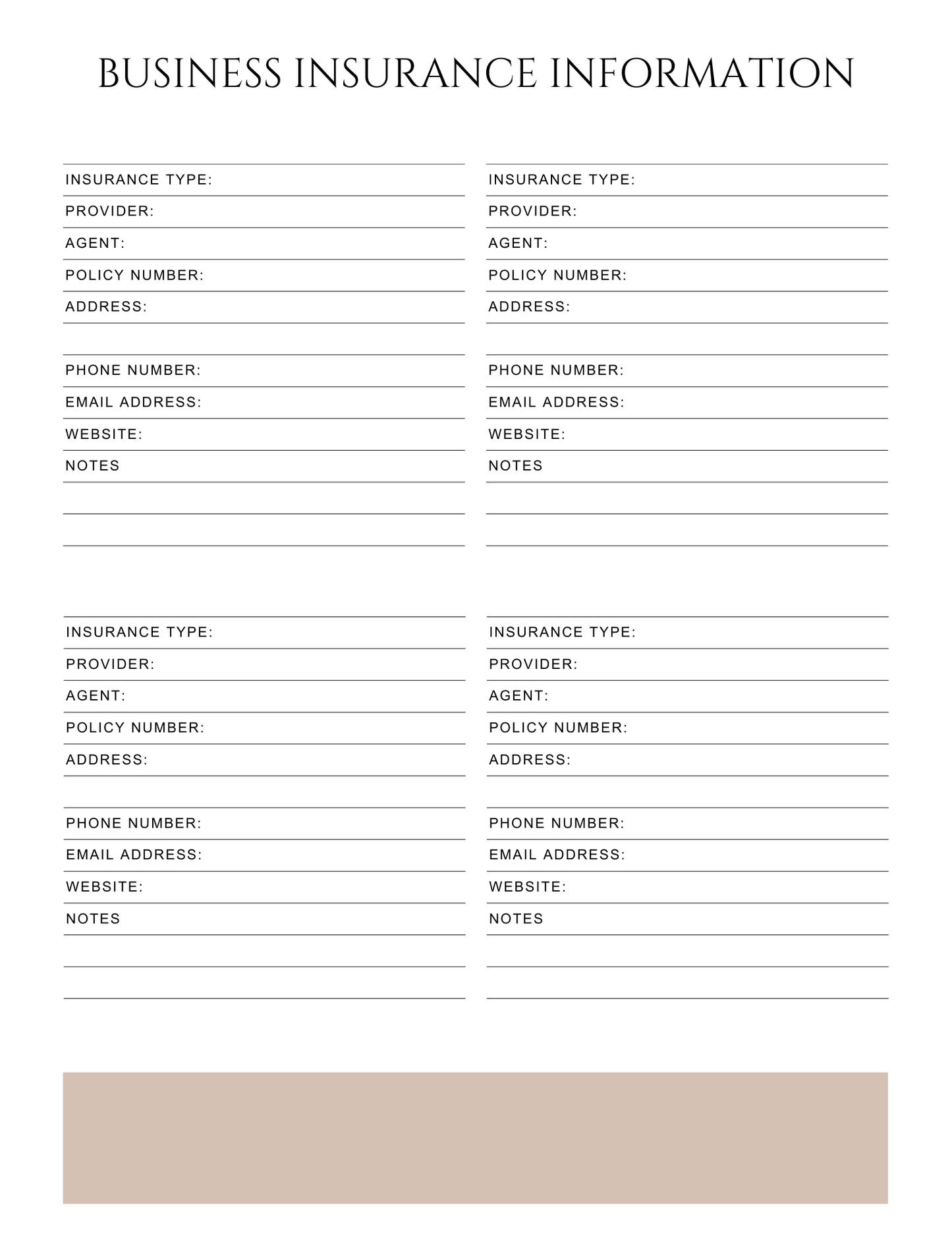 Peace of Mind Planner