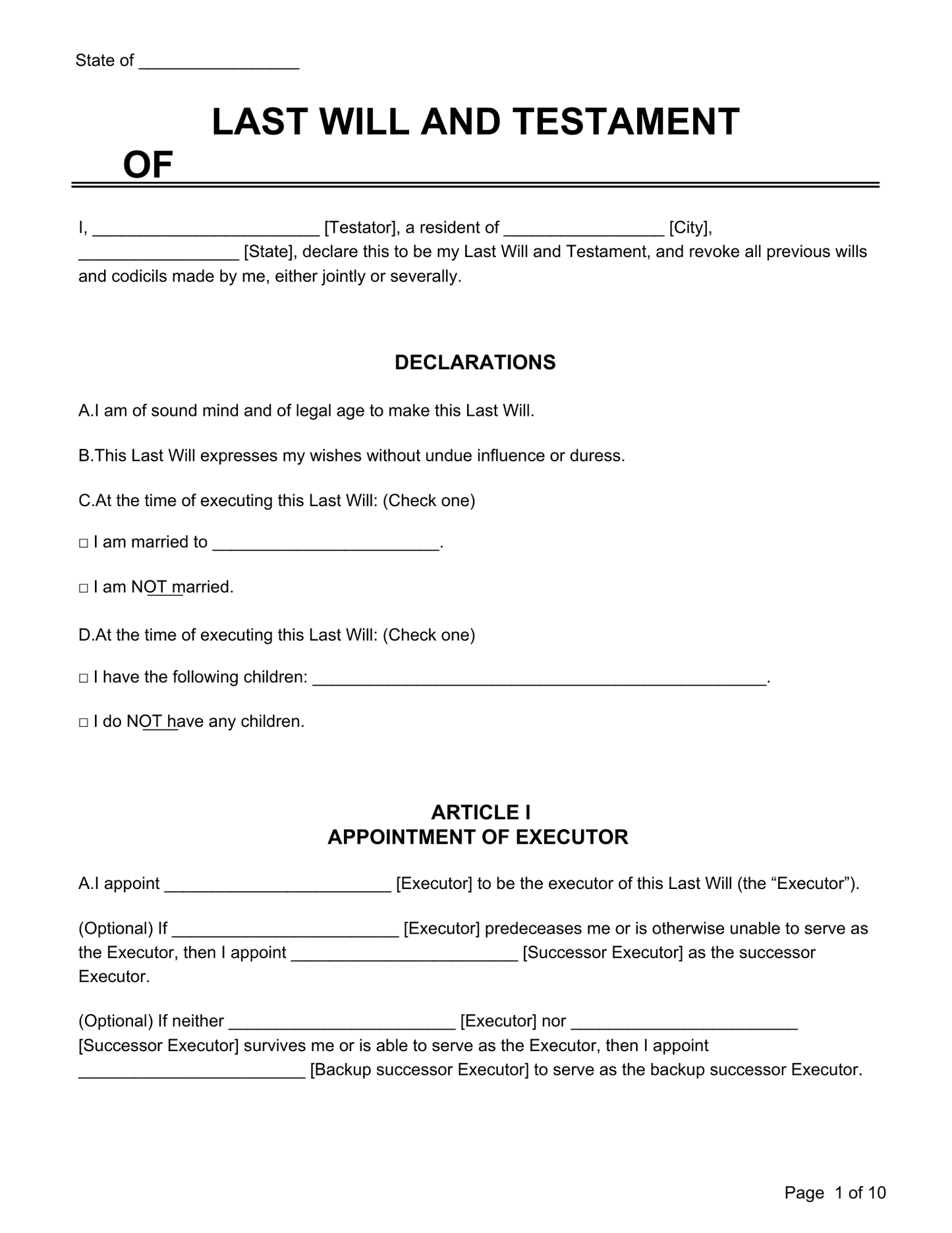 Peace of Mind Planner