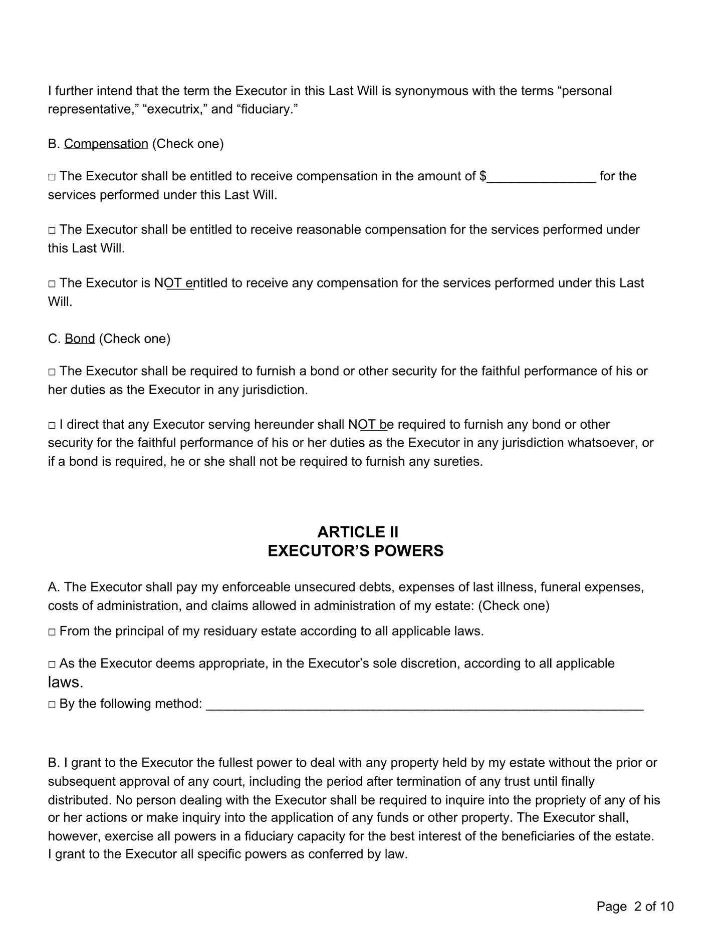 Peace of Mind Planner