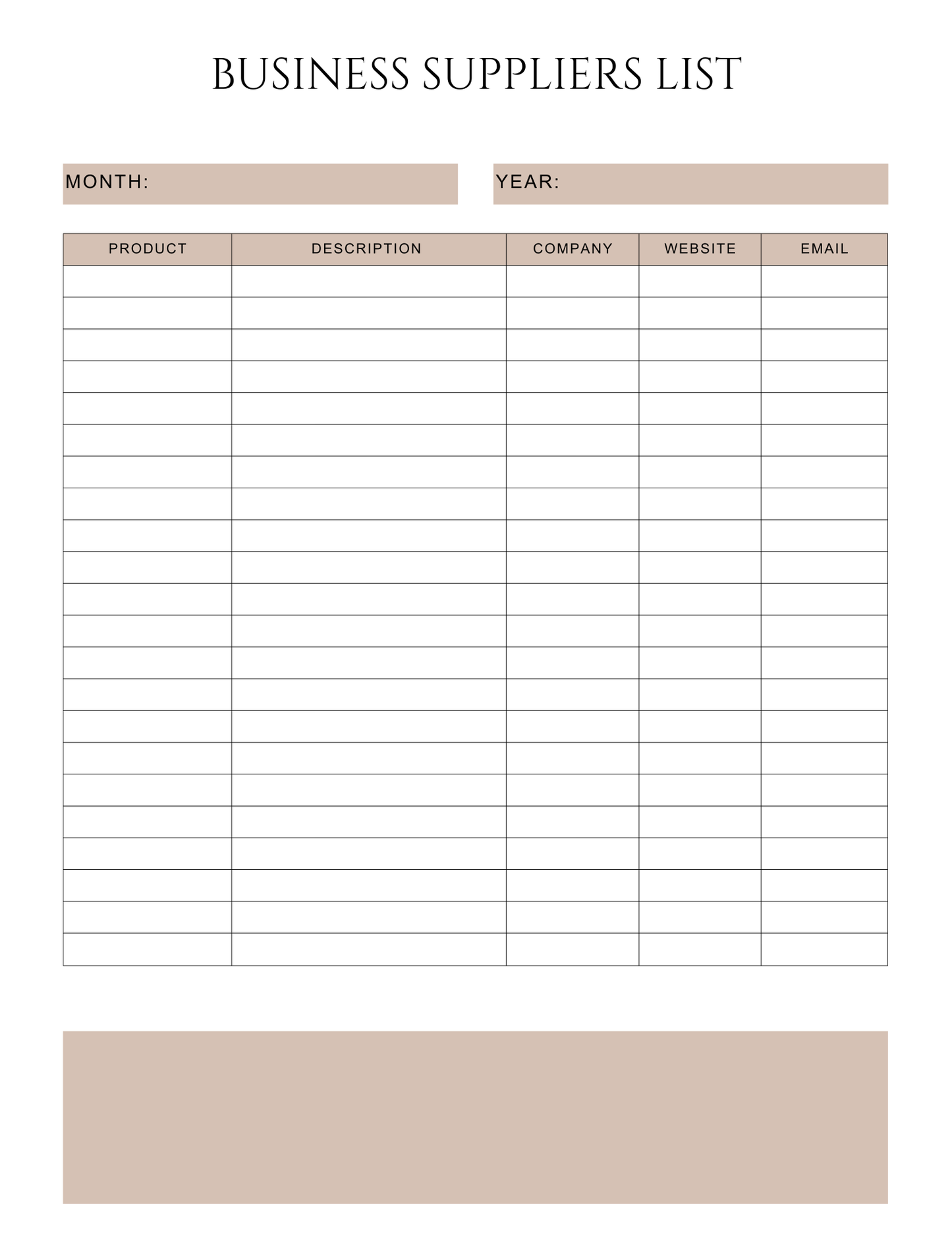 Peace of Mind Planner