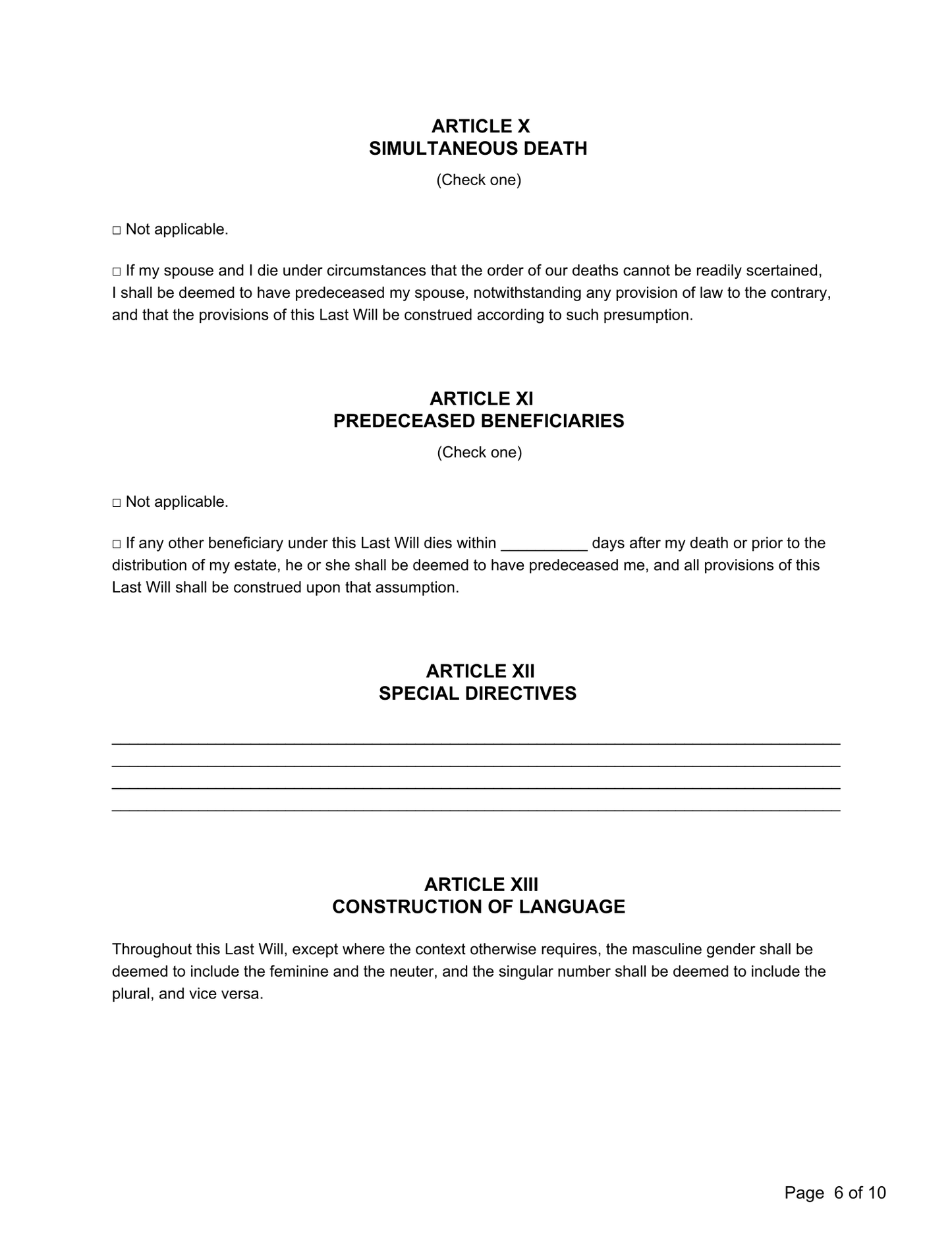 Peace of Mind Planner