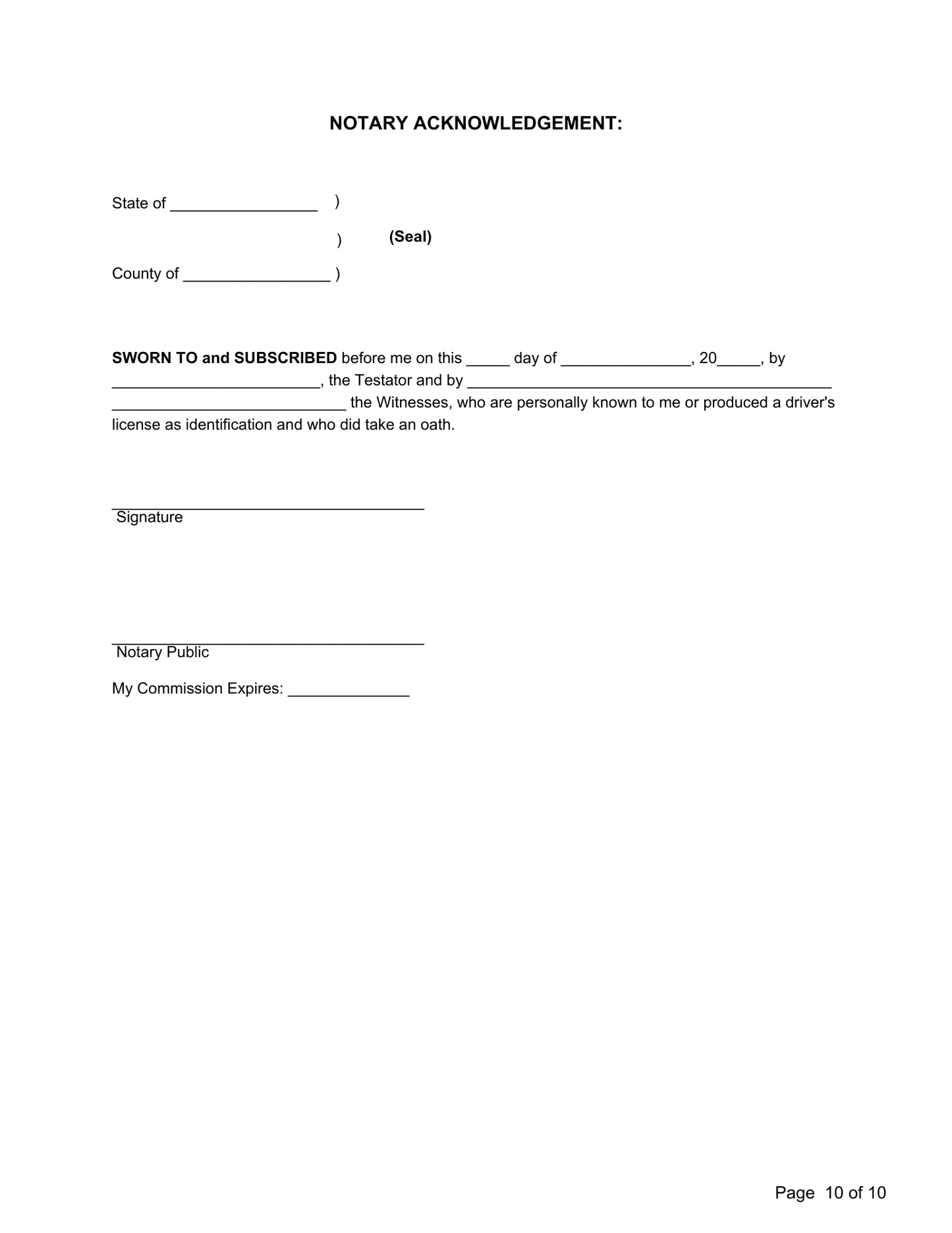 Peace of Mind Planner