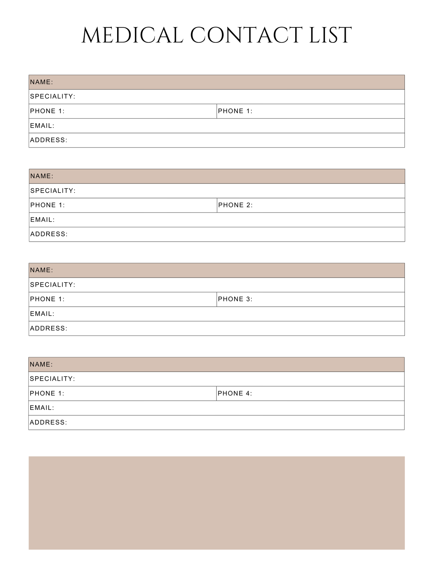 Peace of Mind Planner