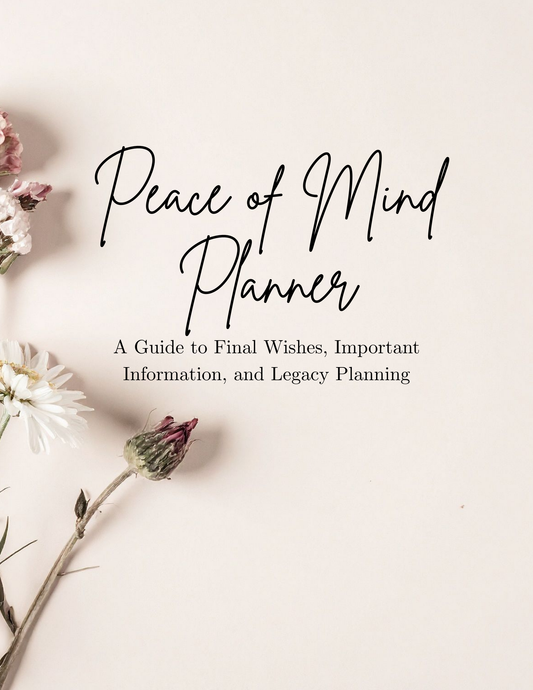 Peace of Mind Planner