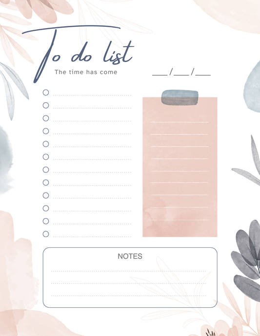 To Do List Notepad