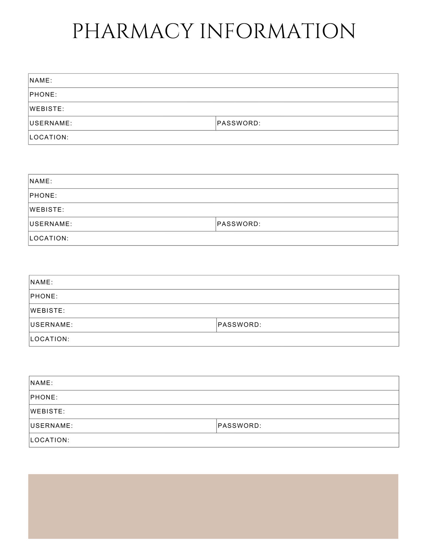 Peace of Mind Planner
