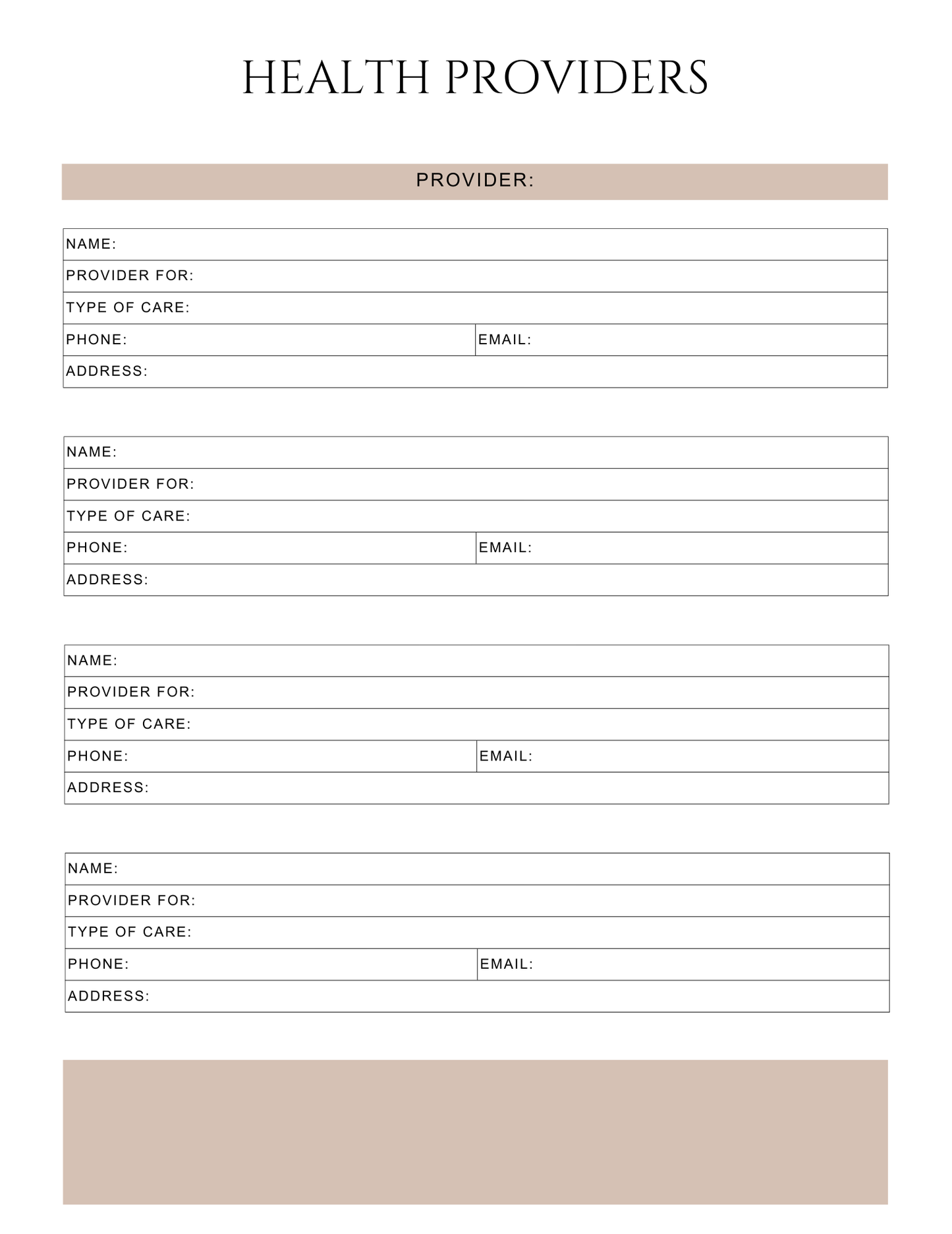 Peace of Mind Planner