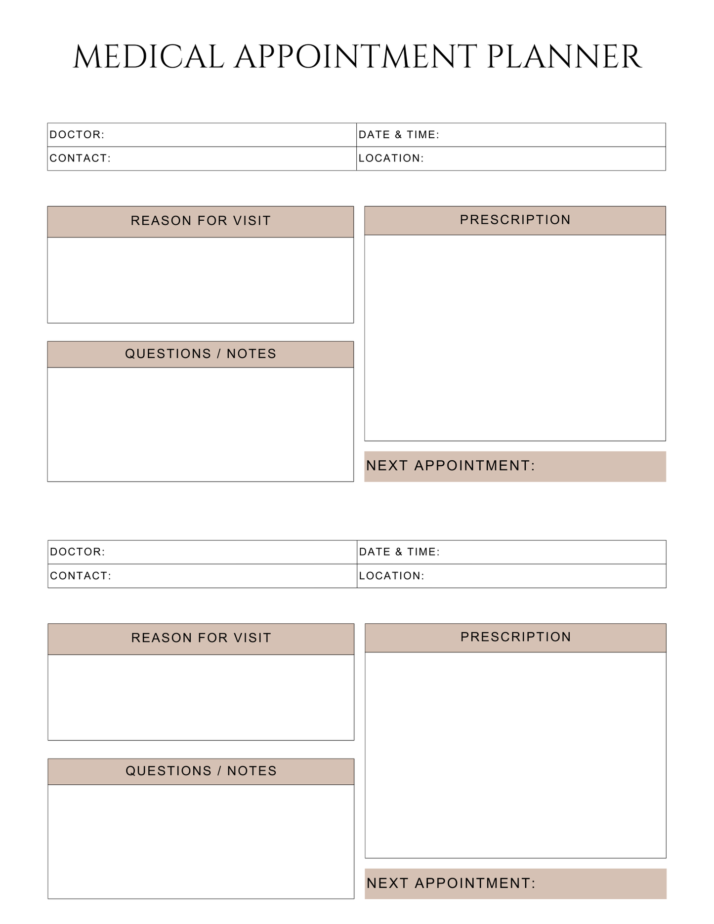 Peace of Mind Planner