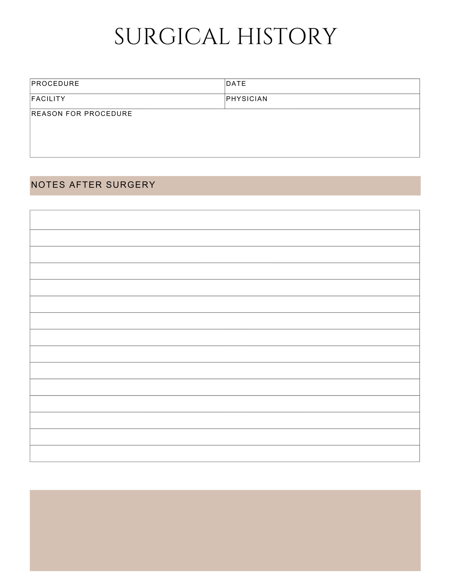 Peace of Mind Planner