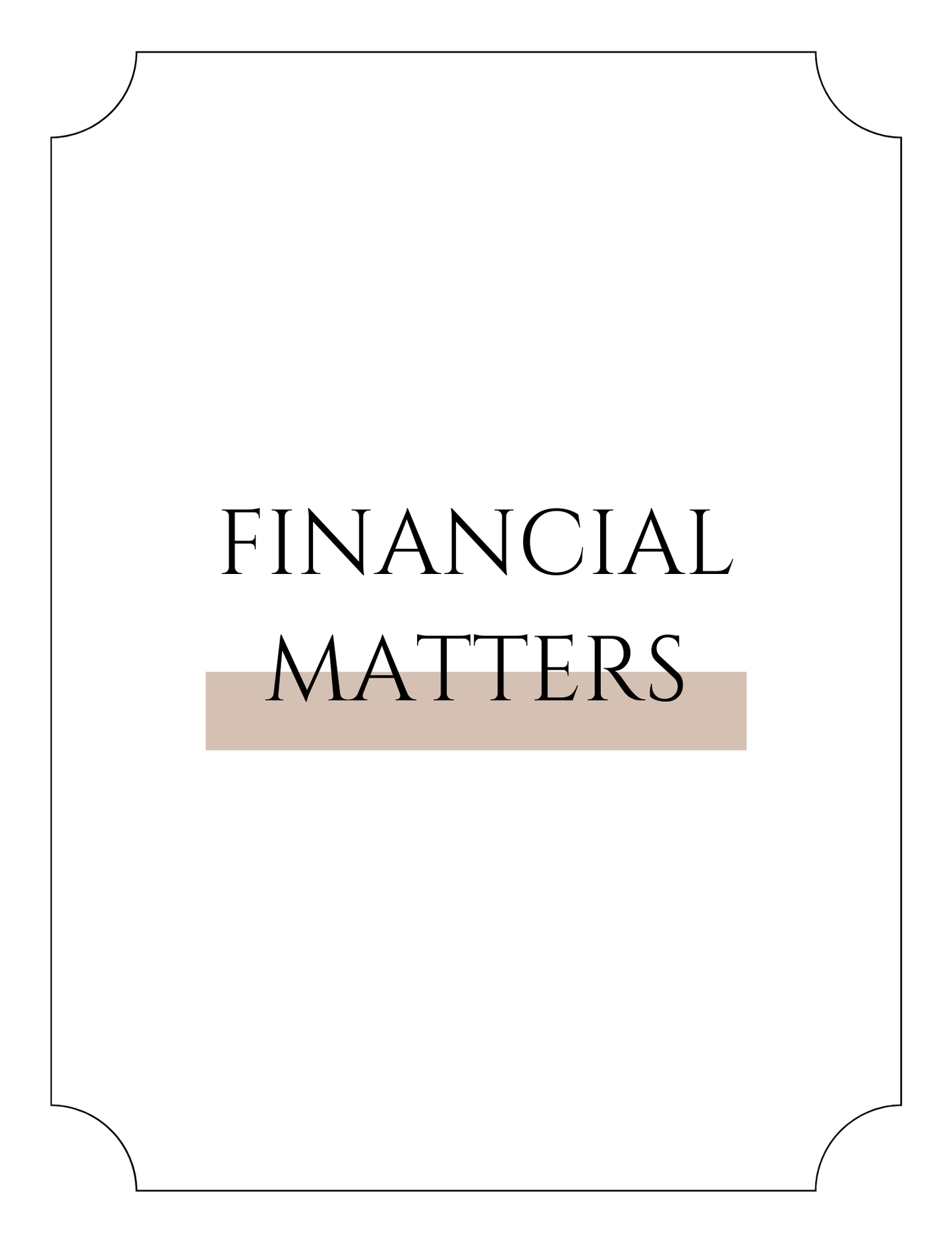 Peace of Mind Planner