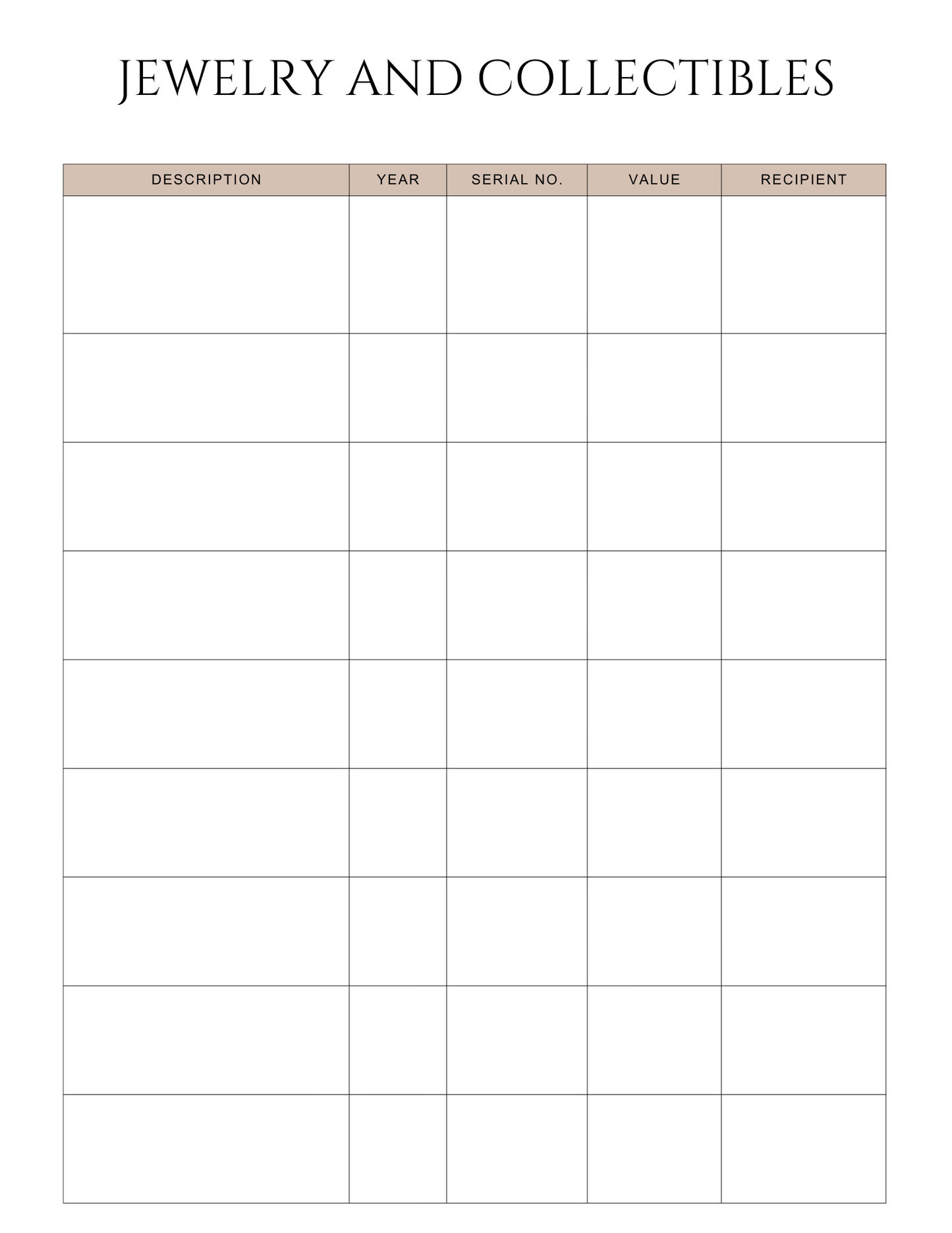 Peace of Mind Planner