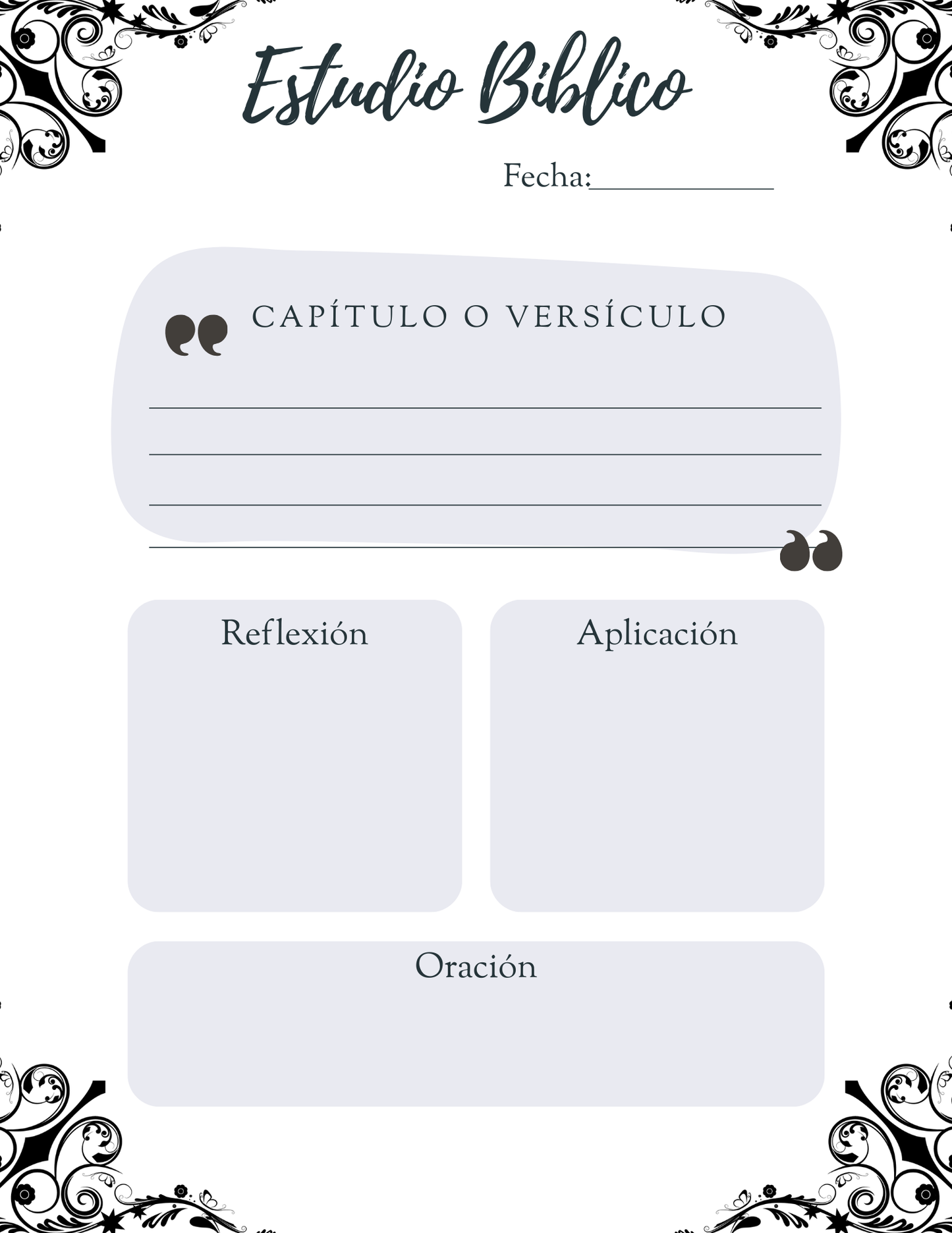 Cuaderno de Estudio Bíblico