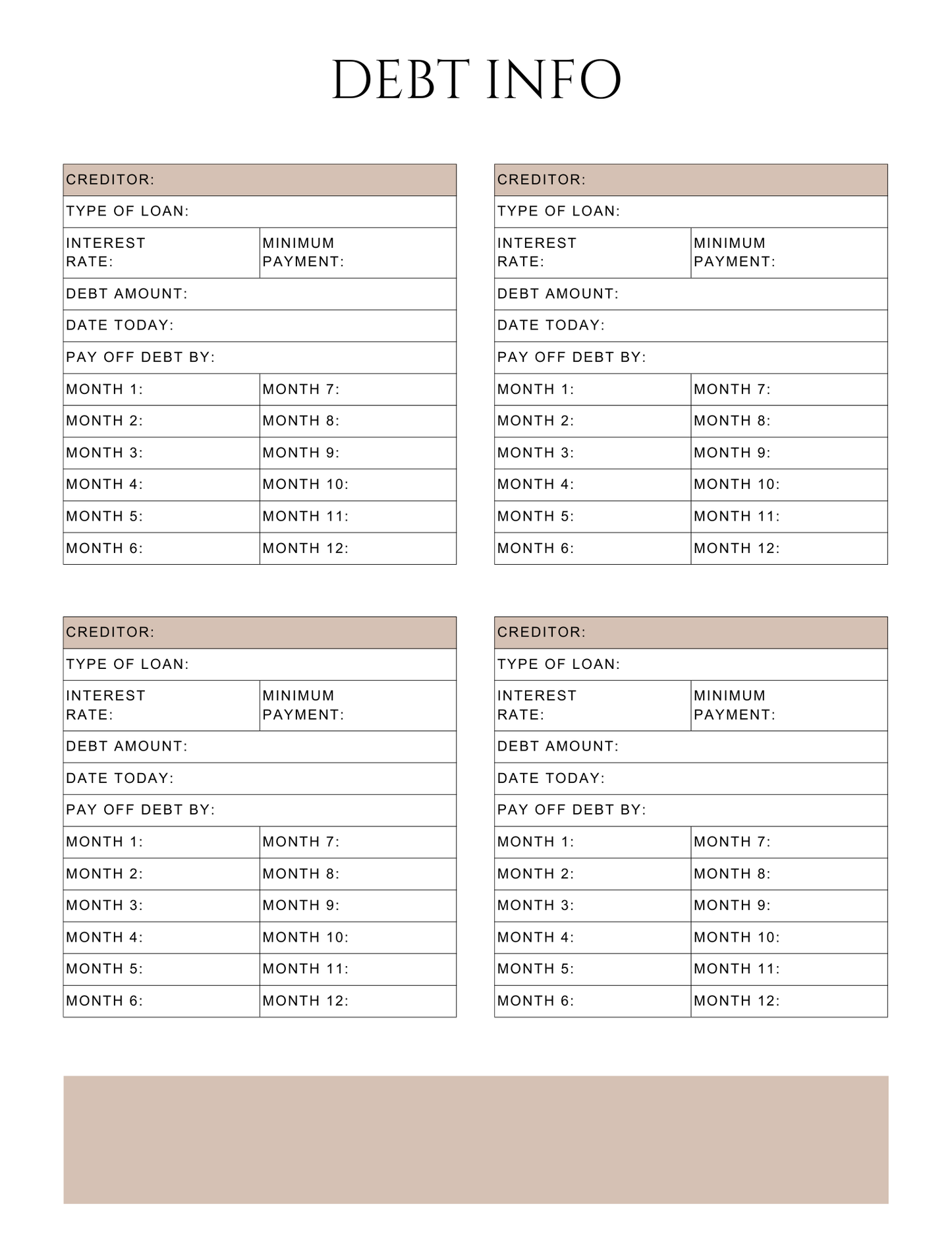 Peace of Mind Planner