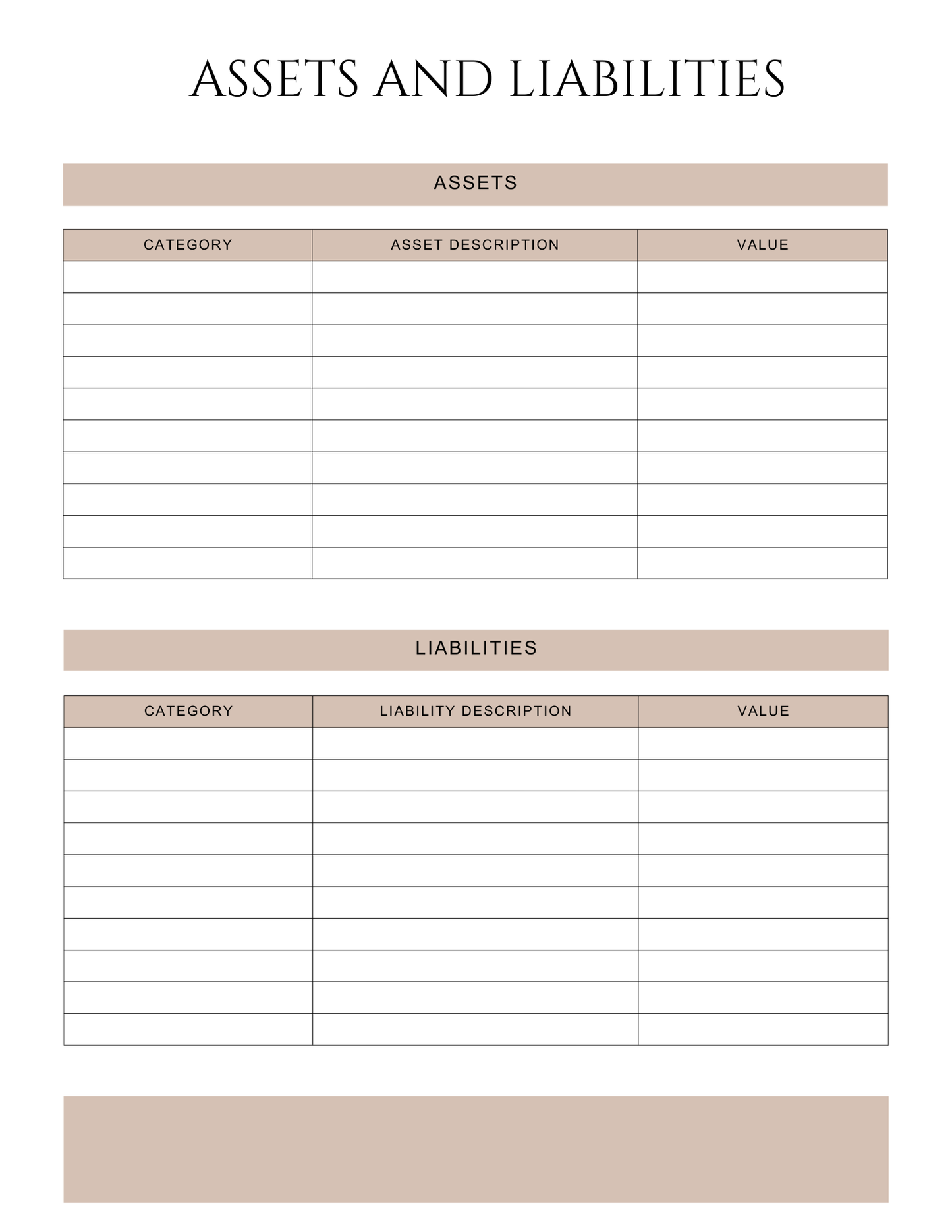 Peace of Mind Planner