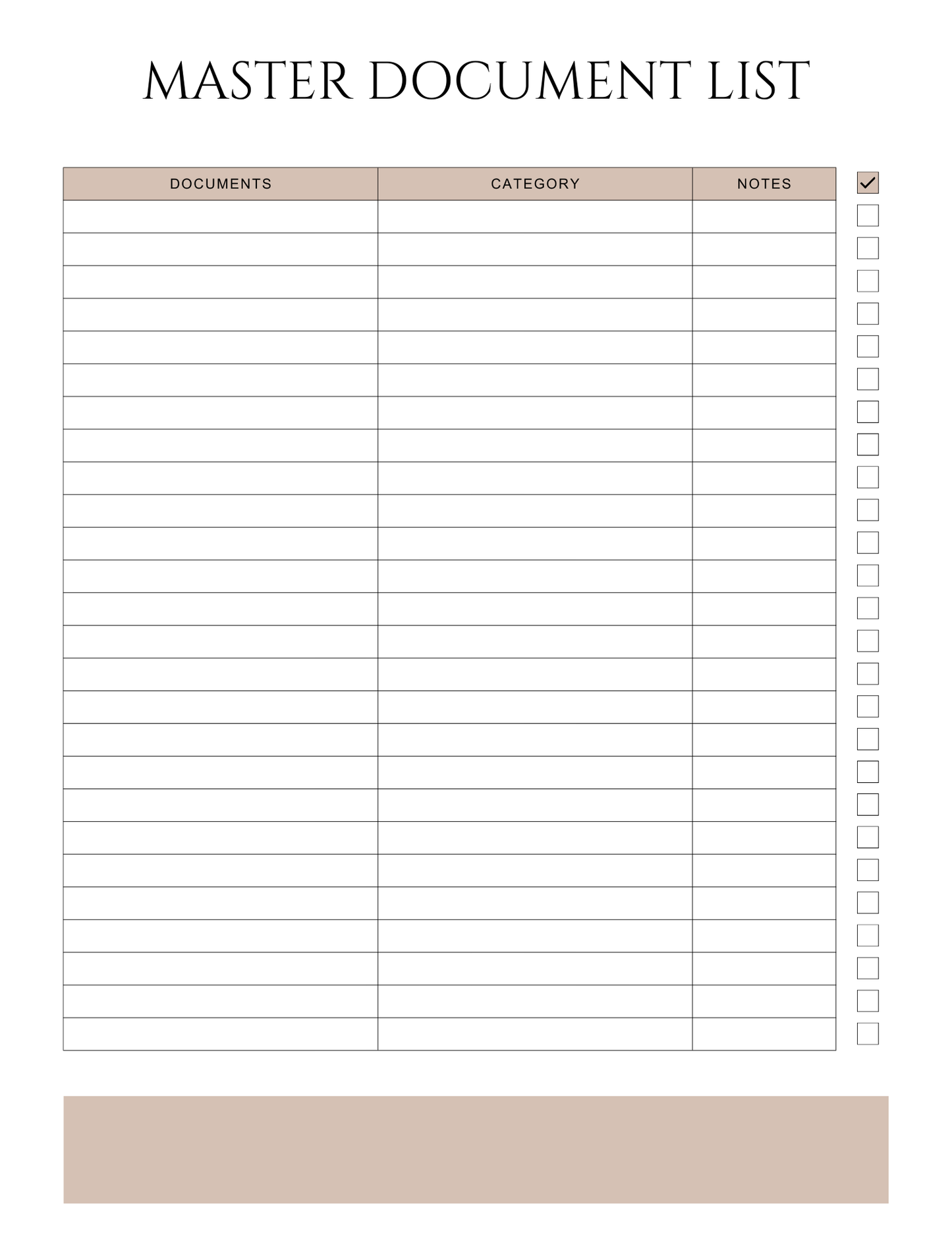 Peace of Mind Planner
