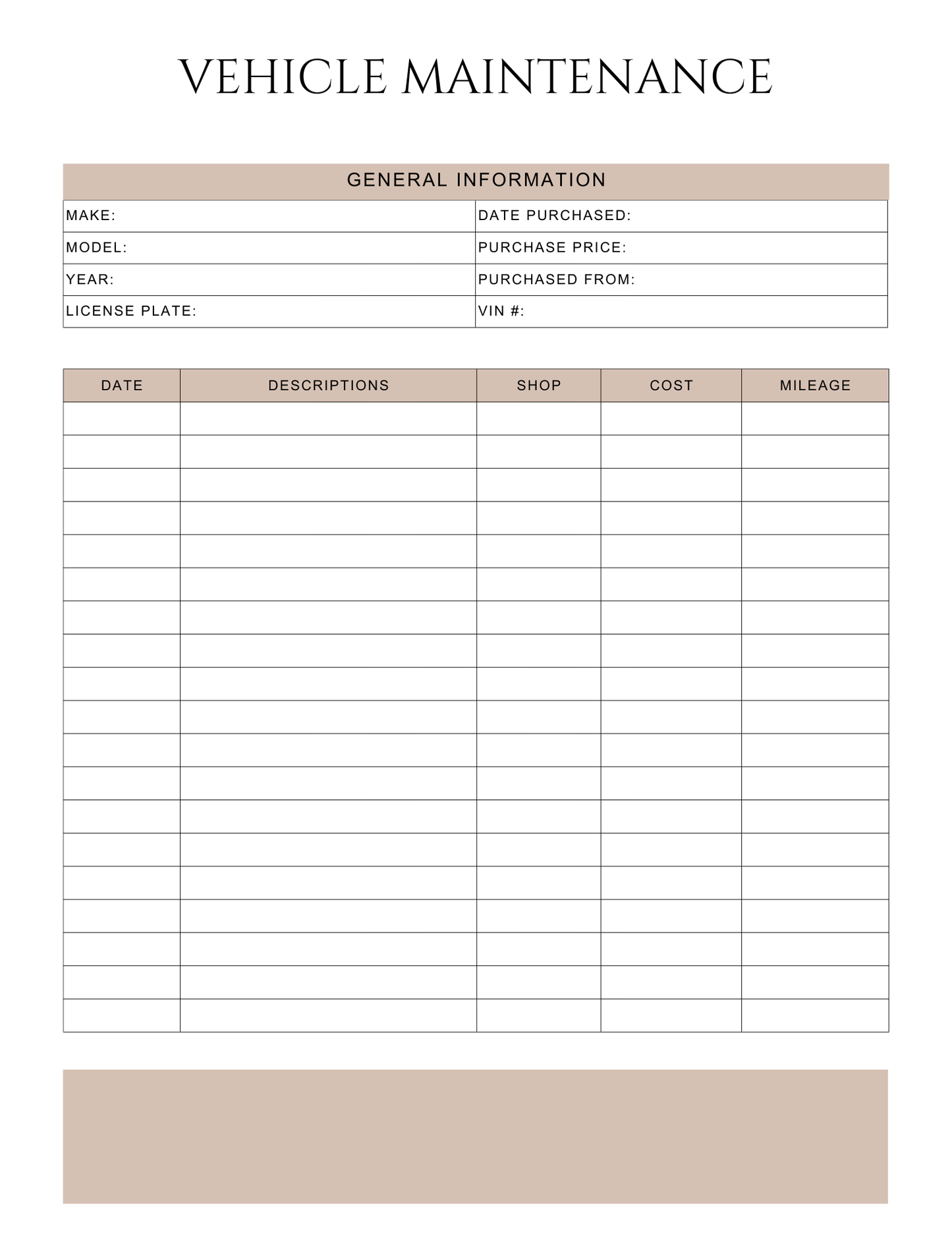 Peace of Mind Planner