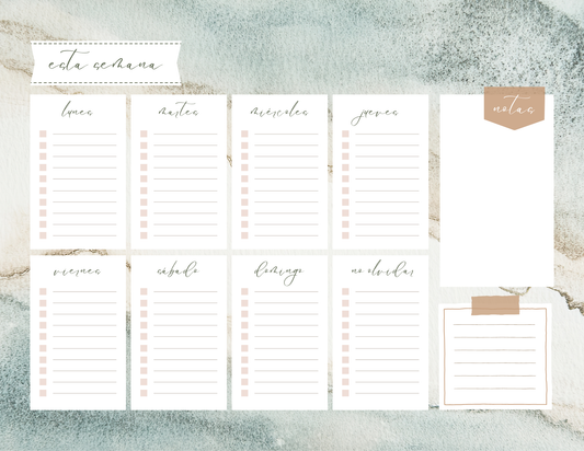 Planificador semanal