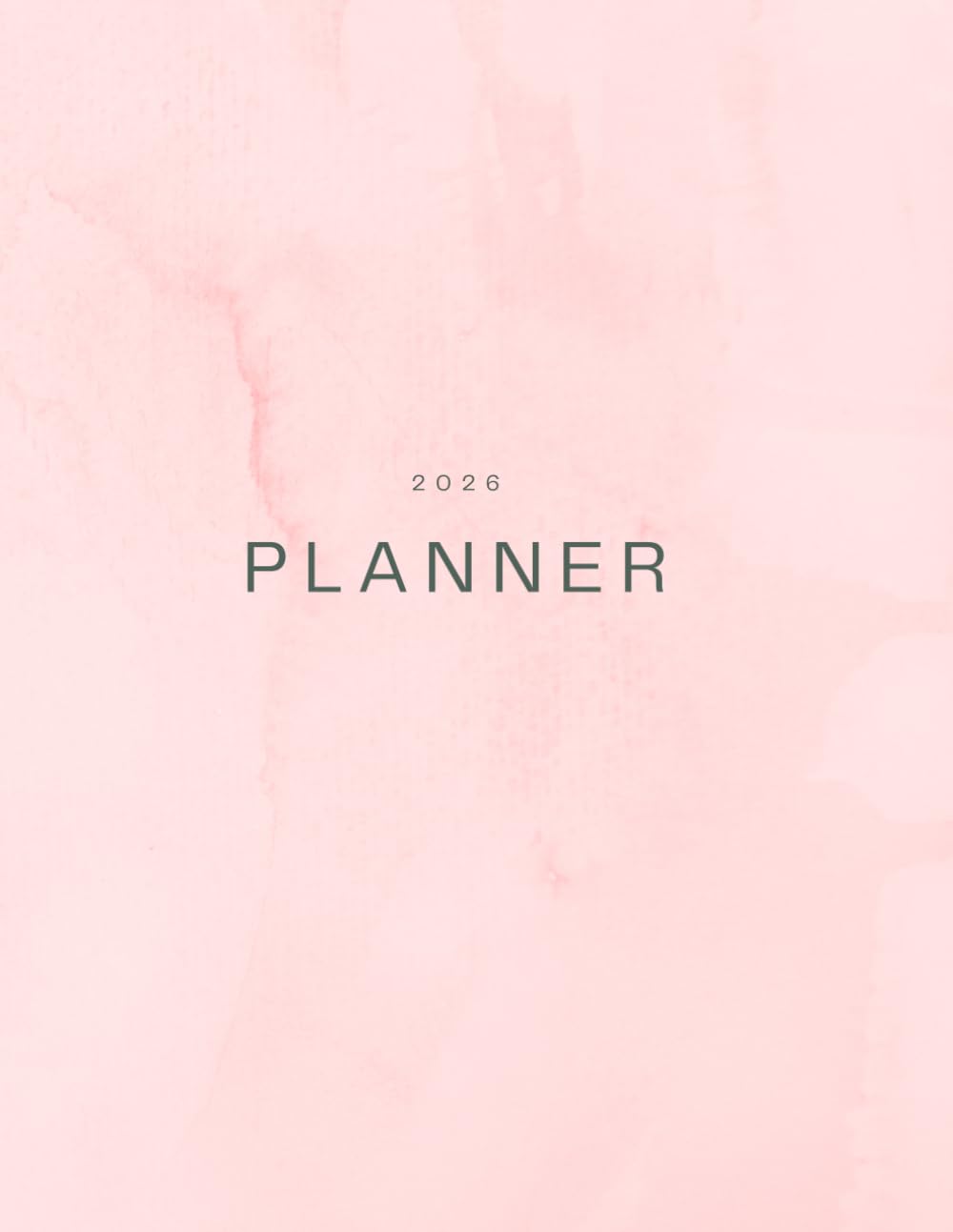 Pure & Simple - Minimalist Yearly Planner 2026